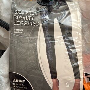 Spirit Women’s Skeleton Adult Large Skeleton Royalty Leggings ￼